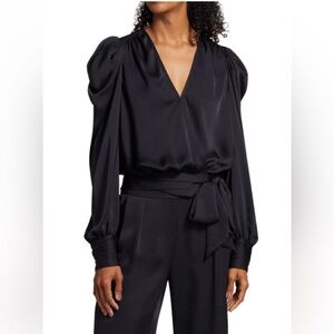 NWT Ramy Brook Black Blouse